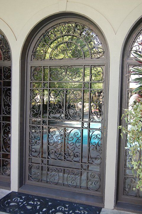 Custom Iron Door 17 — Dallas TX