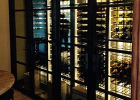 Custom Wine Cellar Door 2 — Dallas TX